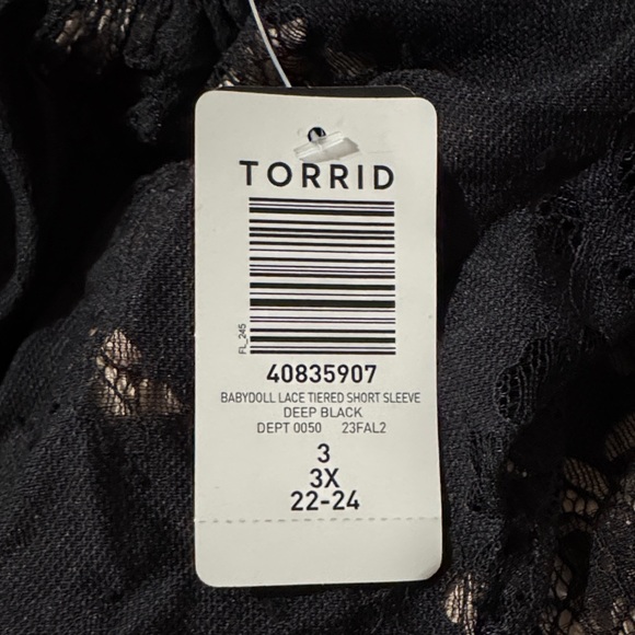 Torrid Elegant Black Lace Blouse - Picture 5 of 5